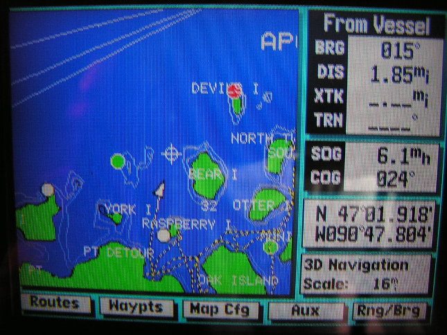 Then Swing North to 15 Degrees