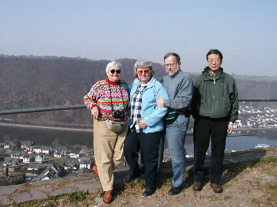 friends high above the Mosel.
