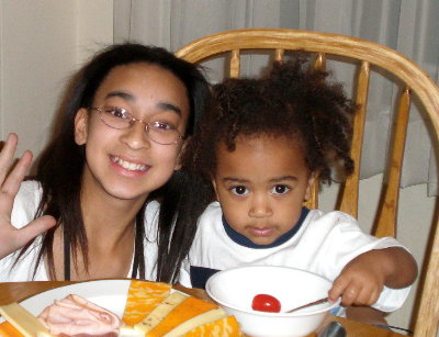 Good Sibs, Brianna with Kaleb