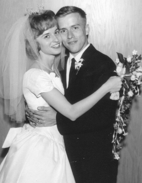 Wedding day, September 1963