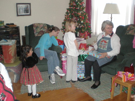 Opening Presents at Condo