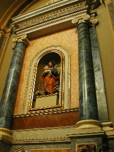 In rehab'd Duomo at Calcio, Italy March '02