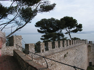In the Fort at Castiglione del Lago, Italy, November  '02